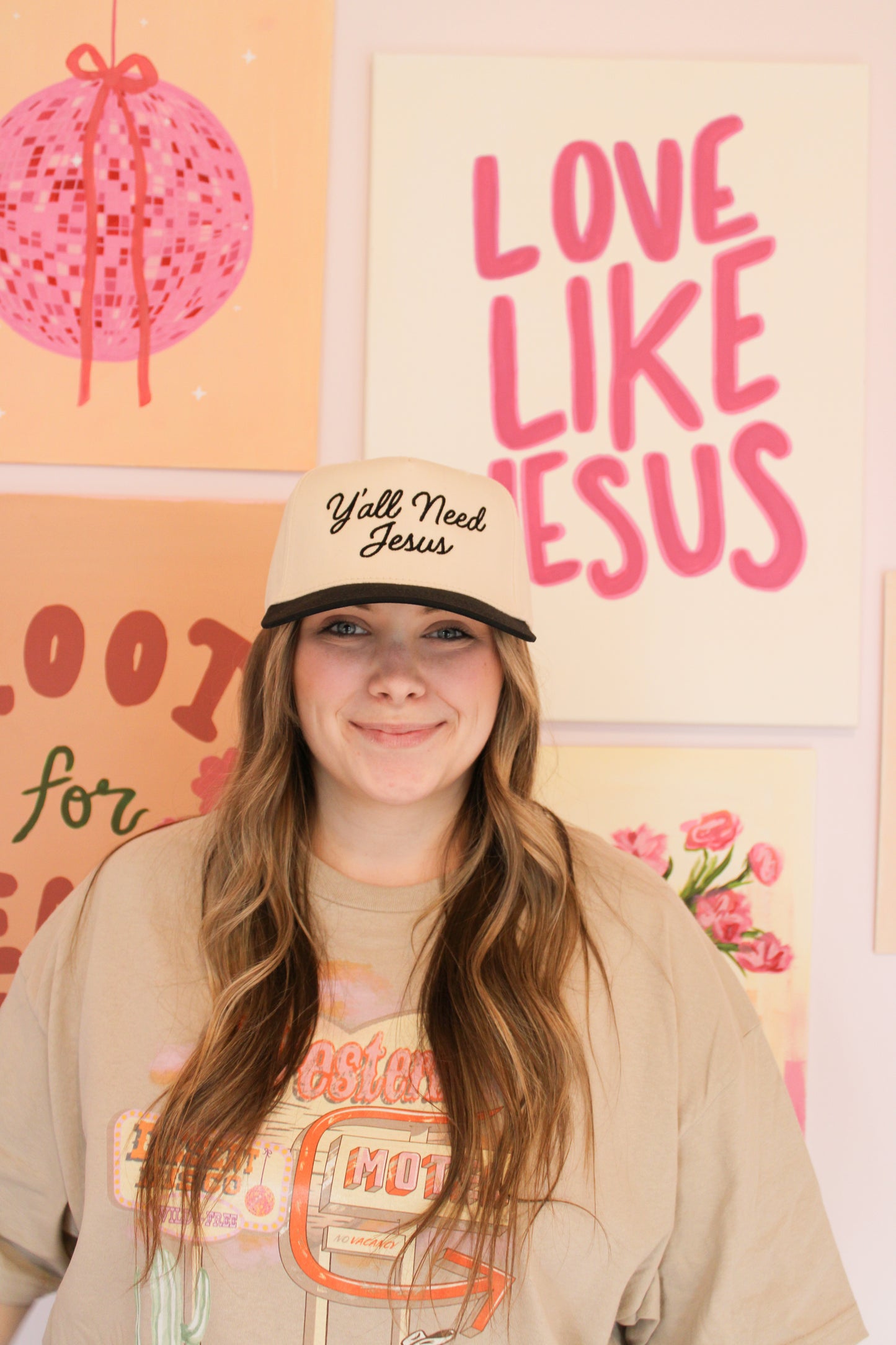 Y'all Need Jesus Embroidered Trucker Hat
