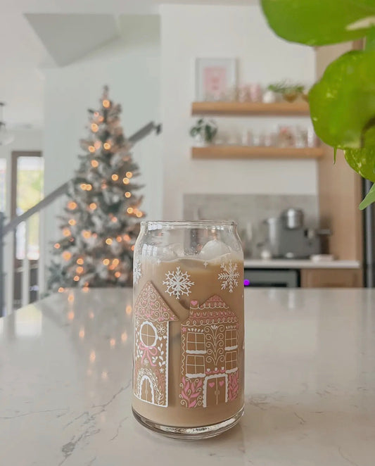 Gingerbread 16oz Glass