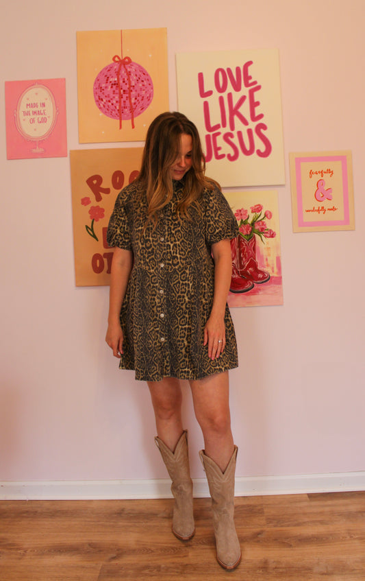 The Sienna Leopard Dress