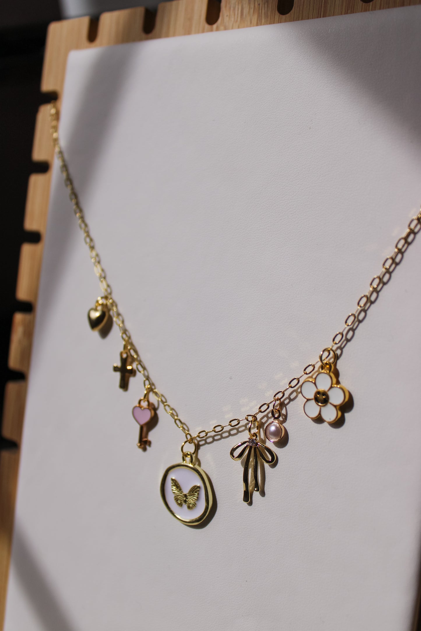 Hey Bestie Charm Necklace
