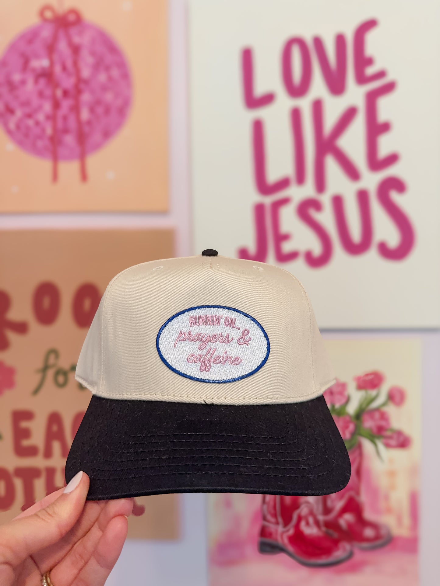 Prayers & Caffeine Trucker Hat