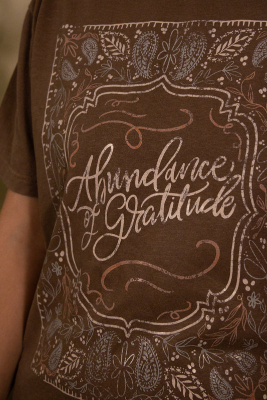 Abundance of Gratitude Graphic Tee