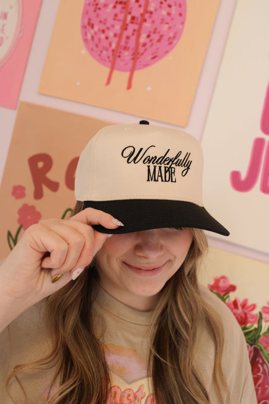 Wonderfully Made Embroidered Trucker Hat