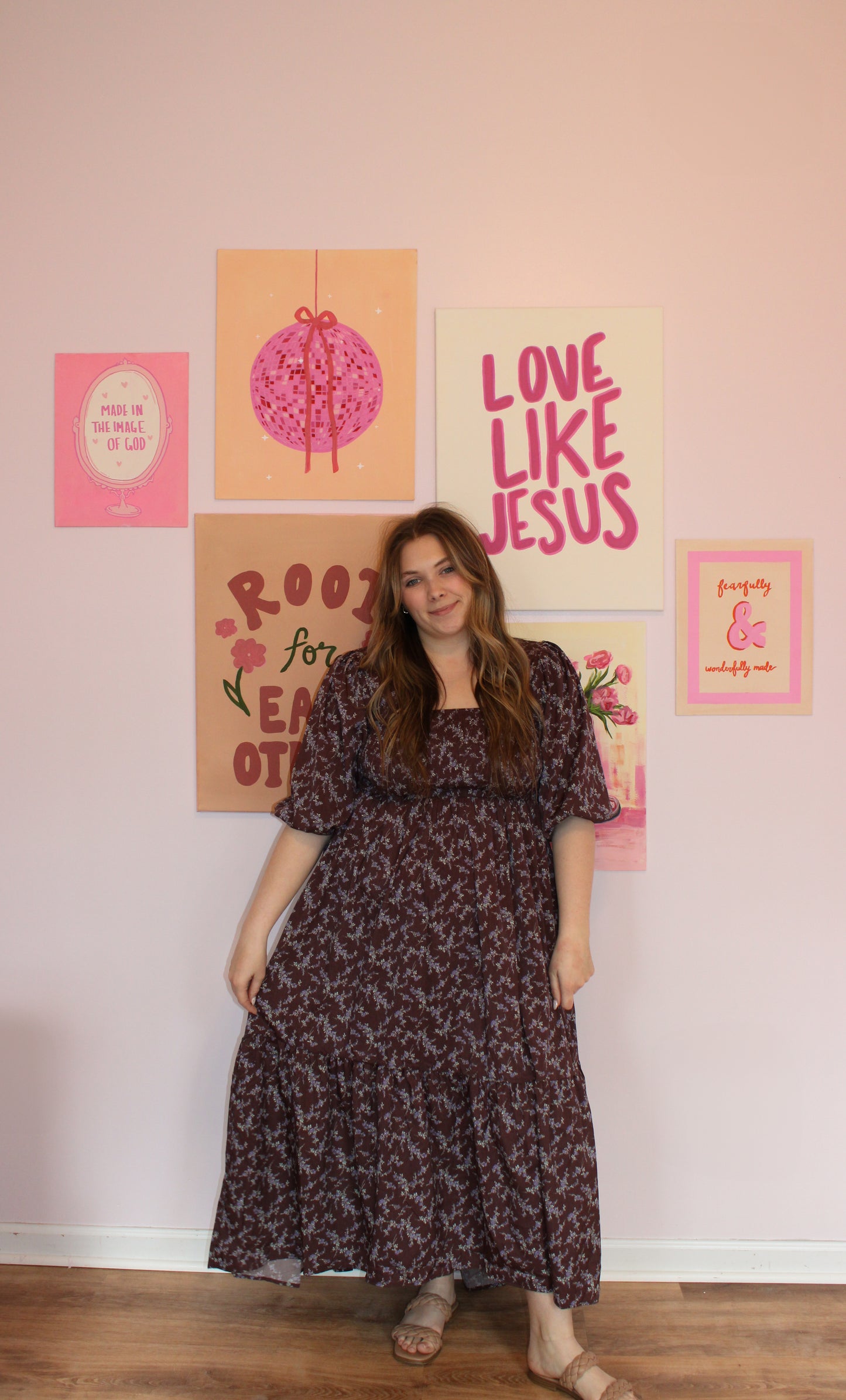 The Ophelia Bloom Dress - Plum