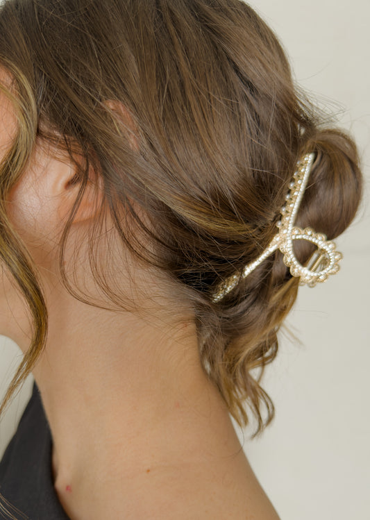 Queen Anne's Lace Claw Clip