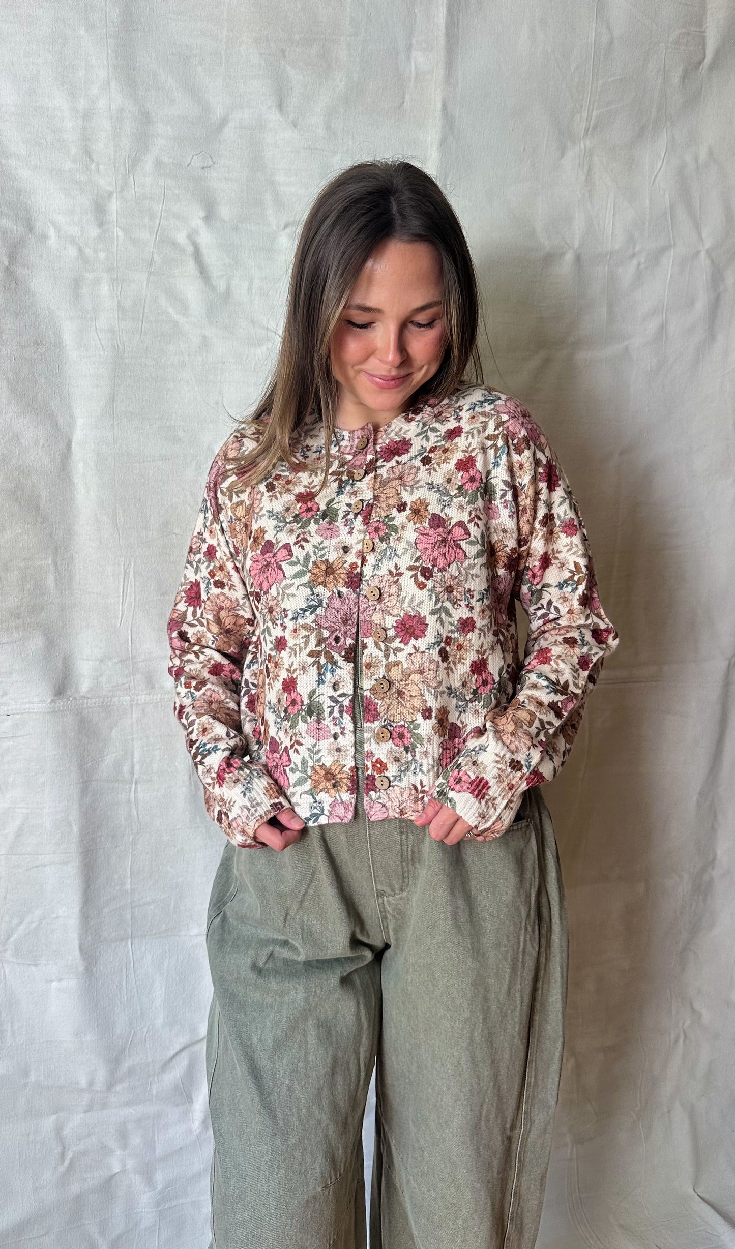 Rosie Floral Cardi
