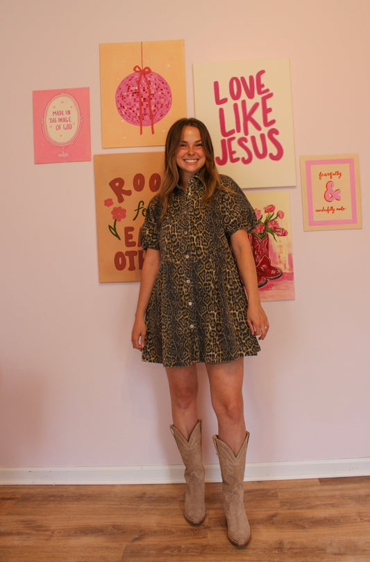 The Sienna Leopard Dress