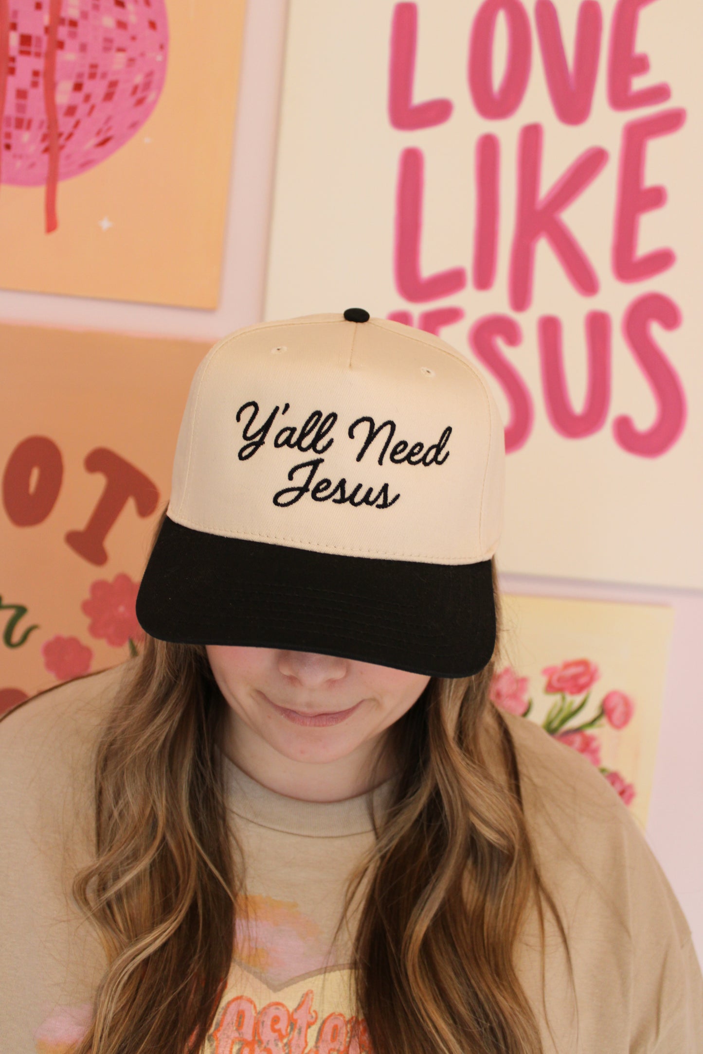 Y'all Need Jesus Embroidered Trucker Hat