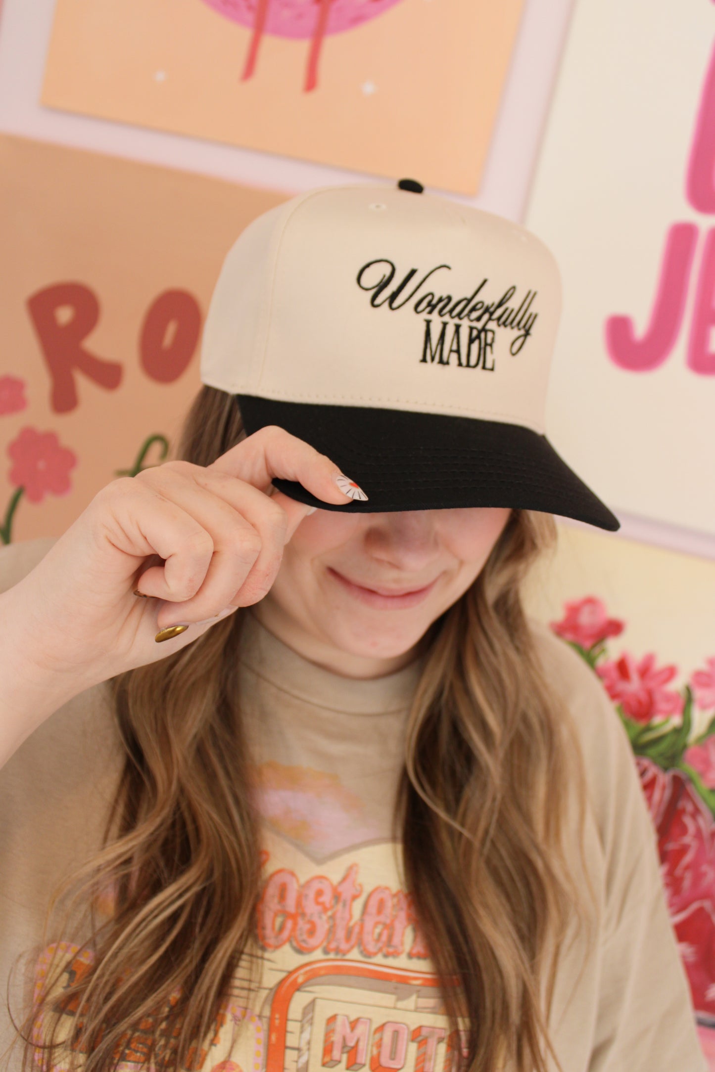 Wonderfully Made Embroidered Trucker Hat
