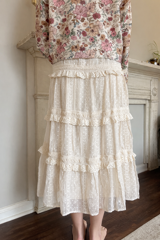 The Love Letter Lace Maxi Skirt