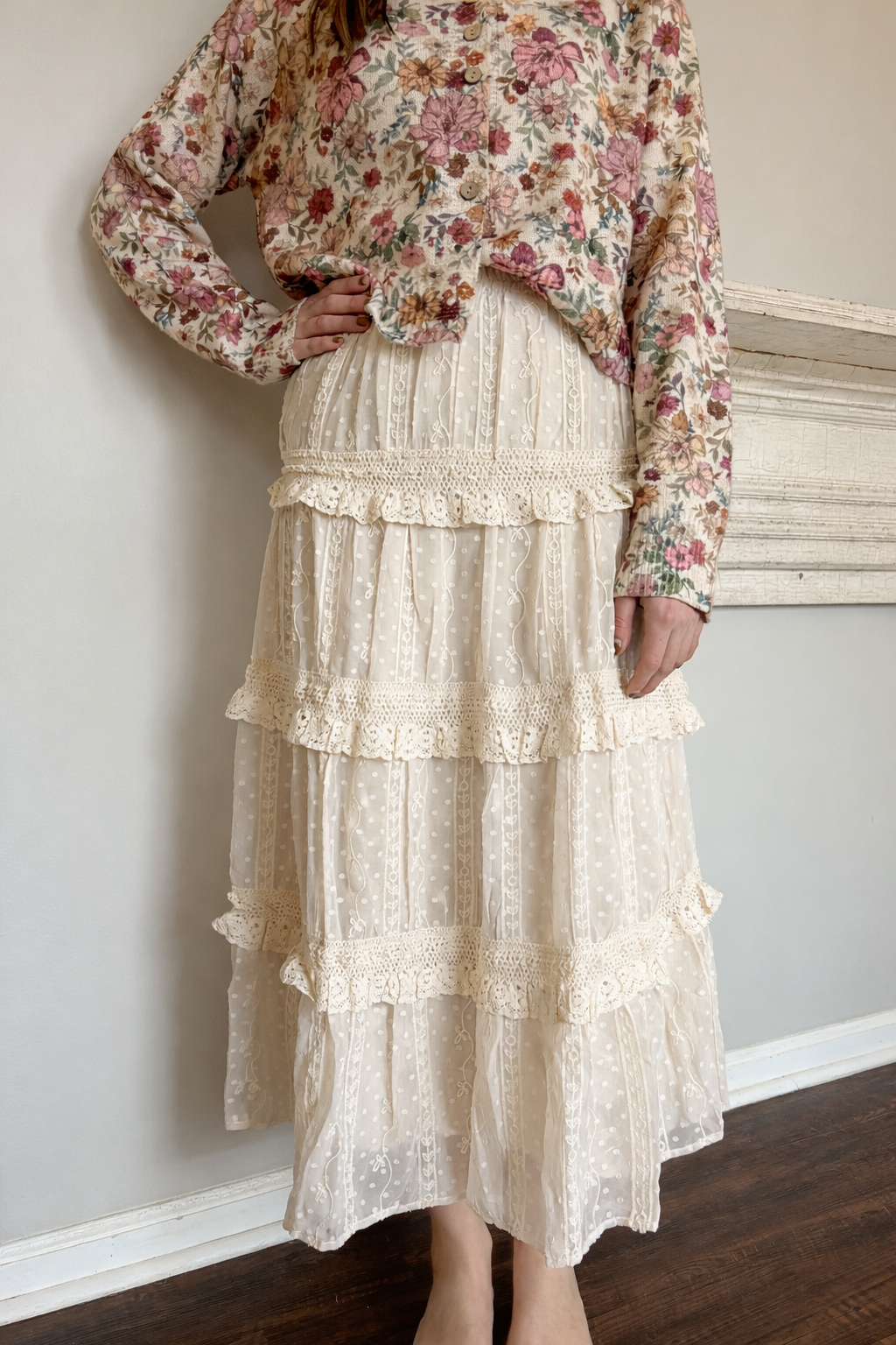 The Love Letter Lace Maxi Skirt