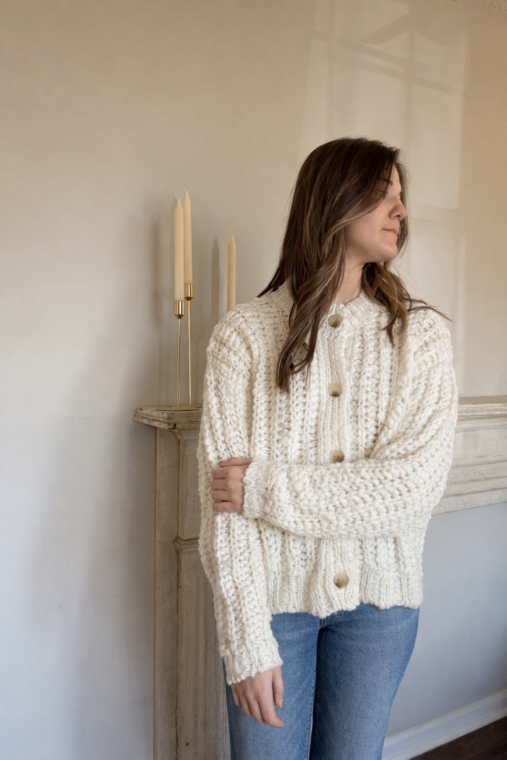 The Love Notes Button Cardigan