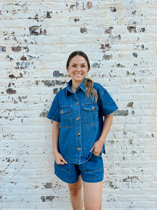 American Honey Denim Set