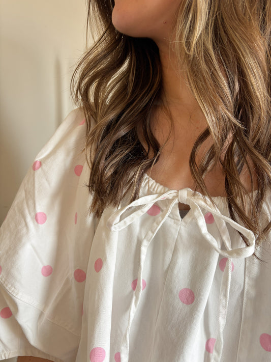 The Sweet Pea Dot Romper