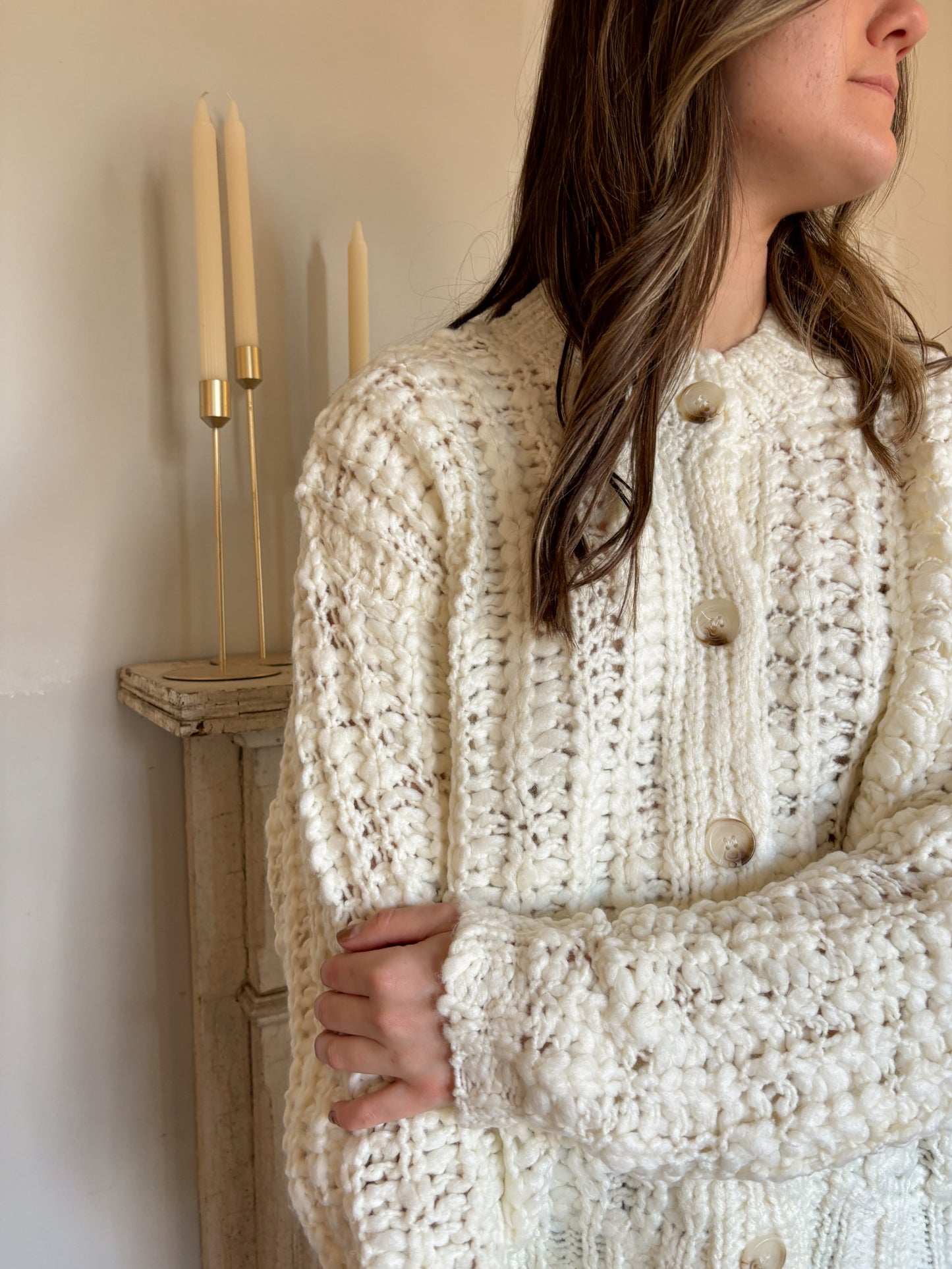 The Love Notes Button Cardigan